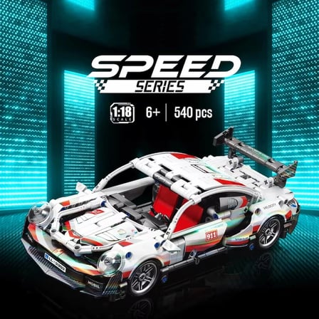 Lego Porsche 911 Yarış Arabası Lego Araba Yapı Blok Oyuncak Araba - 540 Parça