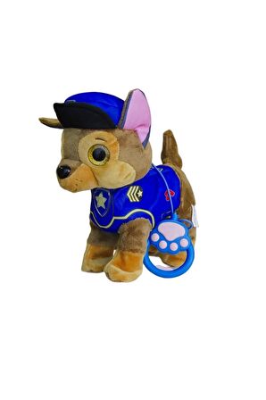 Paw Patrol Köpek Yürüyen, Havlayan Müzikli Tasmalı Kumandalı Peluş Oyuncak