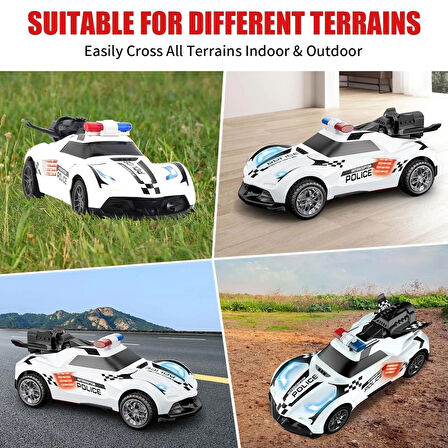 Uzaktan Kumandalı Şarjlı Duman Atan Araba 1:20 Full Fonksiyon Kumandalı Buhar Çıkaran Oyuncak Araba