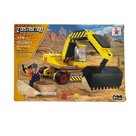 Inşaat Araçları Construction Set 176 Parça Lego Seti