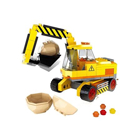 Inşaat Araçları Construction Set 176 Parça Lego Seti