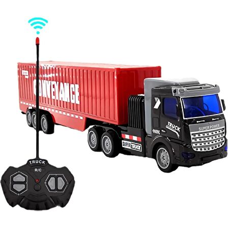 1:48 Uzaktan Kumandalı Şarjlı Tır Kırmızı Renk Truck