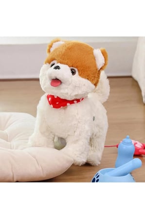 Müzikli Yürüyen Havlayan Ses Duyarlı Dokununca Havlayan Yürüyen Sevimli Köpek Doğumgünü Hediye Çocuk