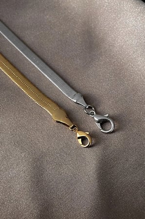%100 Çelik Garantili Italyan Zincir Kolye 45 Cm - 60 Cm Gold Altın Renk