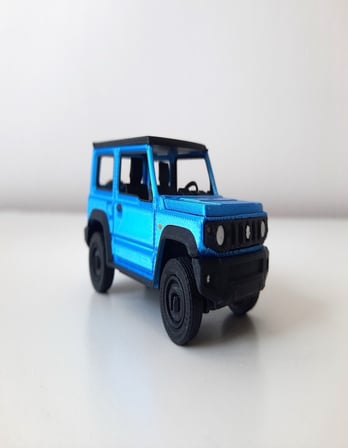 3D Yazıcı Üretimi Suzuki Jimny Puzzle Kit – Birleştirilebilir Dekoratif Model