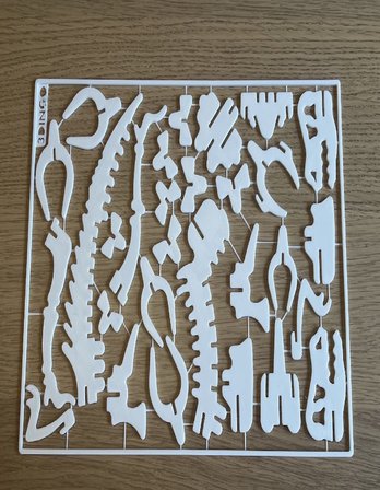 3D Baskı T-rex Dinozor Puzzle Kit – 3D Yapboz Maket Seti