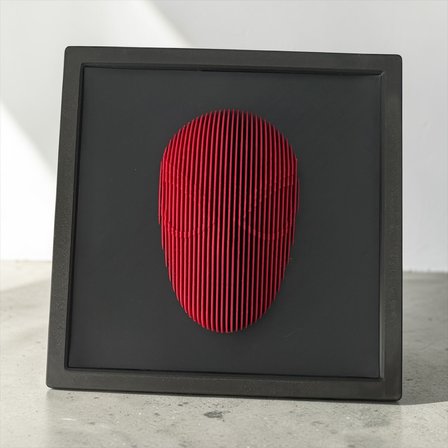 3D Baskı Çerçeveli Modern Spiderman Maske Duvar Tablosu Dekoratif Obje
