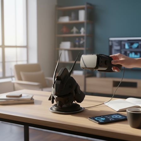 Dark Vader Büst Dekoratif Heykel Star Wars Masa Üstü Obje - 3D Baskı