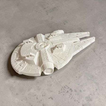 Star Wars Millennium Falcon 3D Yazıcı Baskı Dekoratif Figür - Millennium Falcon Duvar ve Masa Dekoru
