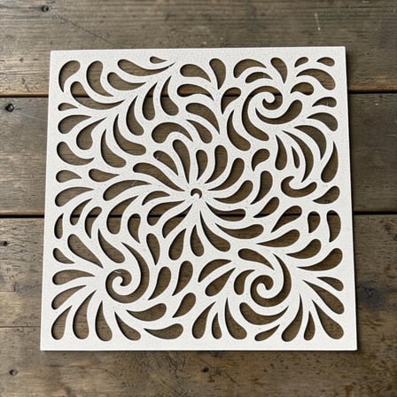 Soyut Mandala Stencil Şablon  Dekoratif Duvar ve Mobilya Boyama Kalıbı