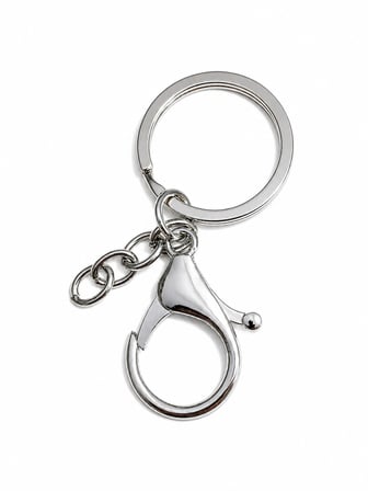 Papağan Anahtarlık Halkası Nikel 30 mm Charm ve Takı Aparatı - 1.000 Adet