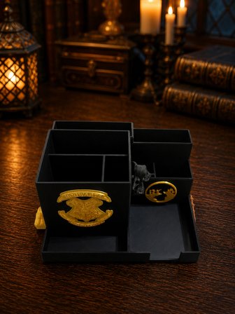 Harry Potter Hogwarts Temalı Masa Organizer Kalemlik  3D Baskı Masa Düzenleyici