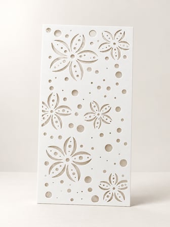 Desenli Stencil Şablon  Duvar, Hobi, Boyama ve Dekorasyon 11,5 x 22 cm