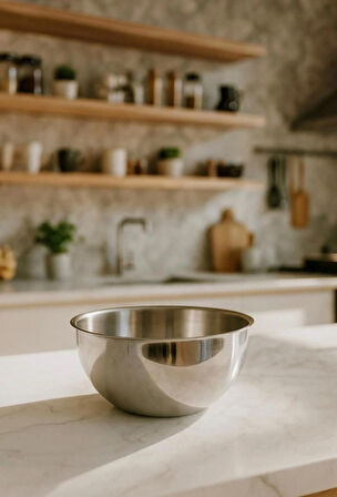  Paslanmaz Çelik Derin Çırpma ve Karıştırma Kasesi Kek ve Pasta 