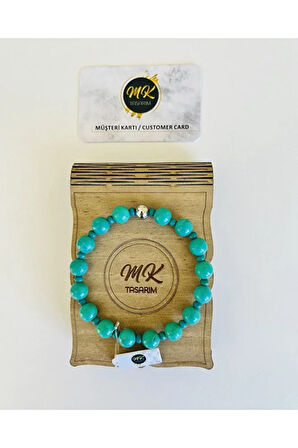GERÇEK TURKUAZ TAŞI BİLEKLİK MK.020.006