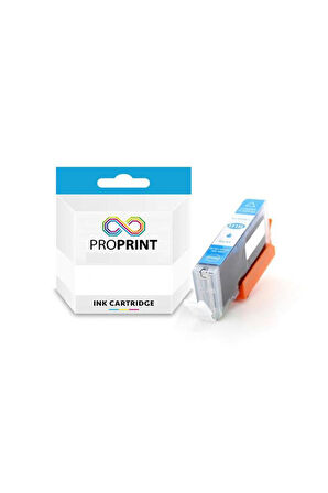 TKPrint Canon CLI-551XL-6444B001 Mavi Muadil Kartuş-İP-7250