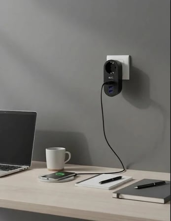 Ftr-07 2xusb 1xtypec Termal Akım Korumalı Isıya Dayanıklı Tekli Priz