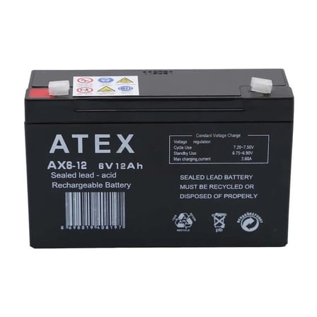 Atex Ax6-12 6v 12ah Akü
