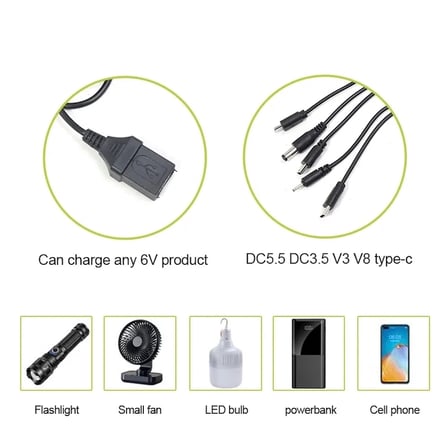 Wison Ws-6010 6v 3.5w 500 Mah Güneş Paneli Solar Sistem