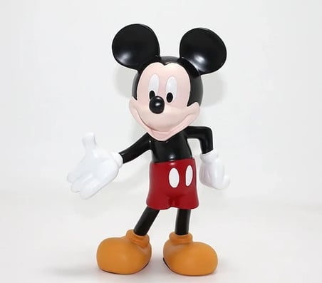 Polyester  Mickey Mouse Miki Fare Figürü Alk5313
