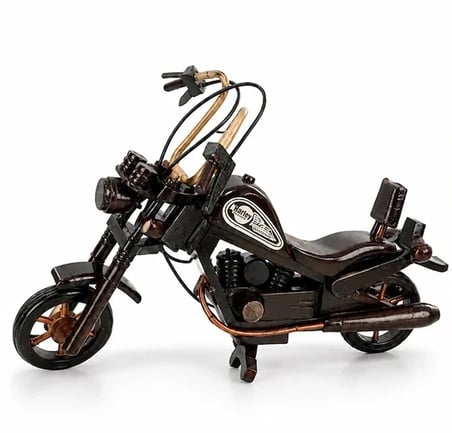 Dekoratif Ahşap Harley Motor Küçük Boy No:1140
