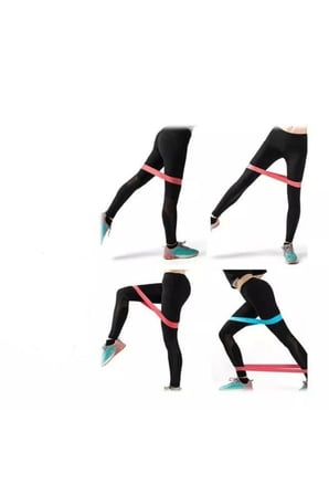 Pilates Squat Aerobik Direnç Lastiği 5 Li Paket