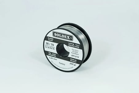 30-70 Lehim Teli 200 Gr 1,6 Mm Sn:30 - Pb:70