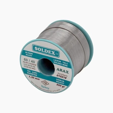 Arax 60-40 Lehim Teli 500 Gr 1.6 Mm - Sn:60 / Pb:40