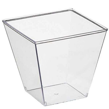 Plastik Prizma Kap 200CC ( 50ADET )