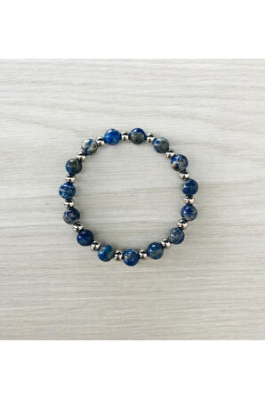 MK TASARIMGerçek Lapis Lazuli Taşı Bileklik MK100155