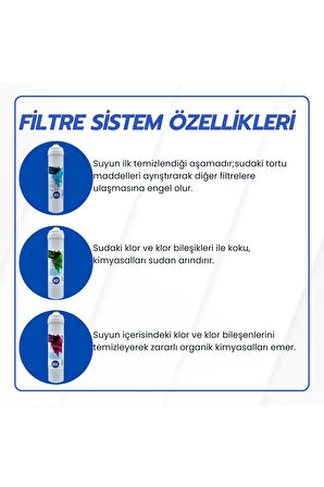 Ultraviyole (UV) Filtreli 11 Aşamalı Su Arıtma Cihazı