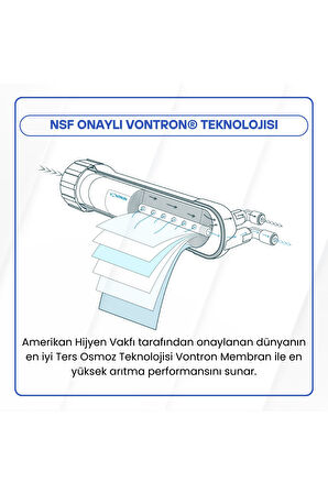 Ultraviyole (UV) Filtreli 11 Aşamalı Su Arıtma Cihazı