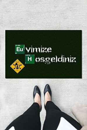 Breaking Bad Kapı Önü Paspası Dekoratif Kapı Paspası Dış Mekân Paspas Ev İçi Paspası 45x70cm