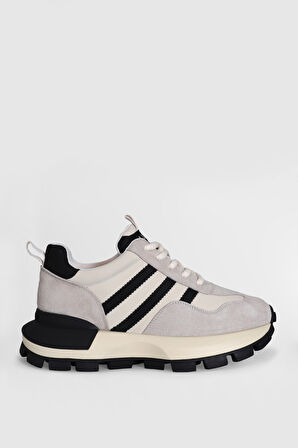 Lufian Tatum Kadın Sneaker Ayakkabı Ekru