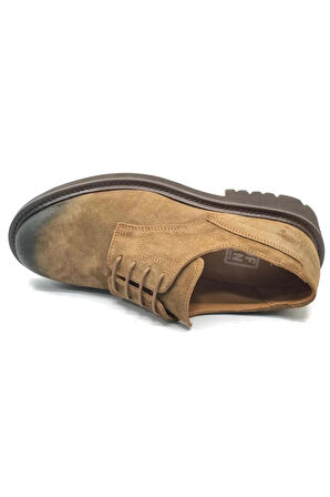 112230217 Scott Sneaker Erkek Deri Casual Klasik Ayakkabı KAHVERENGİ