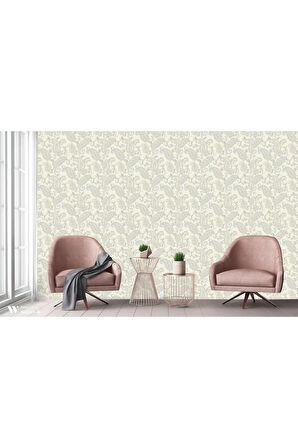 Tropicano Şal Desen Duvar Kağıdı 9903-1: Krem | Ce, Iso 9001, Iso 10002, Iso 14001, Ohsas 18001