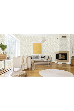 Tropicano Şal Desen Duvar Kağıdı 9903-1: Krem | Ce, Iso 9001, Iso 10002, Iso 14001, Ohsas 18001