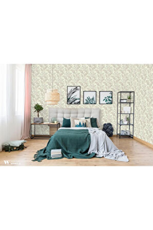 Tropicano Şal Desen Duvar Kağıdı 9903-2: Yeşil | Ce, Iso 9001, Iso 10002, Iso 14001, Ohsas 18001