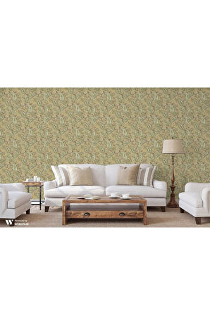 Tropicano Şal Desen Duvar Kağıdı 9903-4: Kahverengi | Ce, Iso 9001, Iso 10002, Iso 14001