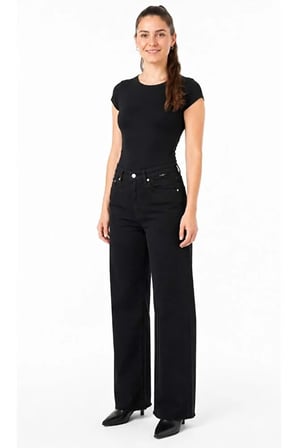 M1010152-A3801 Malibu Black Classic Denim Jean Kadın Kot Pantolon SİYAH