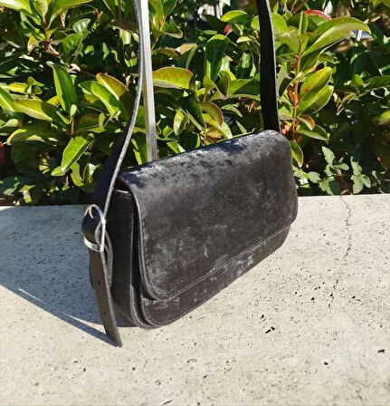 Süet Kadın El Çantası & Omuz Çantası Ayarlanabilir Askılı