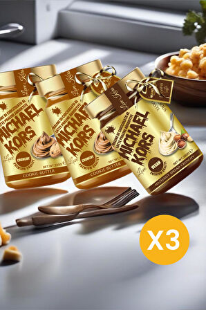 Love Michael Kors Praline Dı Cioccolato Al Karamelli Bisküvi Kreması + Krokant Fındık Ezmesi 330gx3