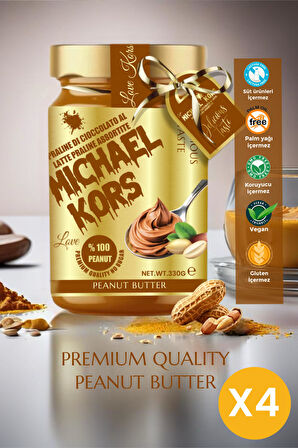 Love Michael Kors Praline Dı Cioccolato Al Latte Praline Assortite Fıstık Ezmesi 330gx4