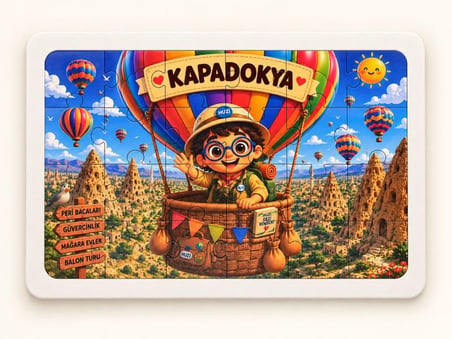 Kapadokya H - 24 Parça Ahşap Puzzle