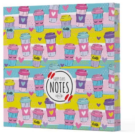 Kahve 10 - Çizgisiz Yan Boyamalı Defter