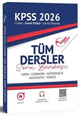 Doktrin Yayınları 2026 Kpss Genel Kültür Yetenek Tüm Dersler Tek  Soru Bankası