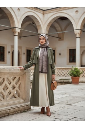 Circle MK Desen Pamuklu Şal