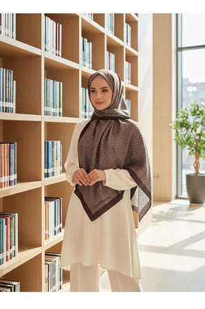 Circle MK Desen Pamuklu Şal