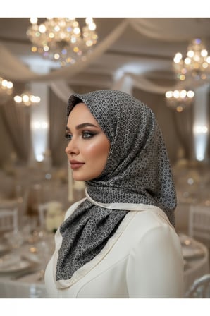 Circle MK Desen Pamuklu Şal