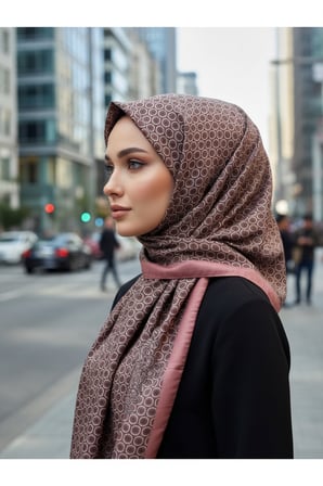 Circle MK Desen Pamuklu Şal
